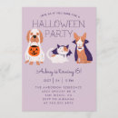 Zoek naar hond halloween uitnodigingen Schattig