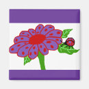 Zoek naar lieveheersbeestje magneten Bloem