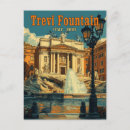 Zoek naar trevi fontein briefkaarten Rome