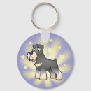 Zoek naar miniatuur schnauzer sleutelhangers Cartoon