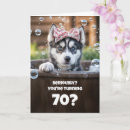 Zoek naar husky puppy kaarten Grappig