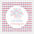 Zoek naar vuurwerk stickers 4 juli