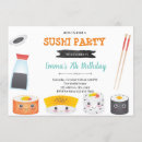 Zoek naar cute sushi uitnodigingen Japans