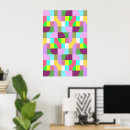 Zoek naar geometrische patronen posters Levendige kleuren
