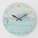 Zoek naar rustic beach decor klokken Blauw