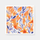 Zoek naar bloemenmotief servetten Blauw