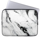 Zoek naar zwart wit marmer laptop sleeves Elegant