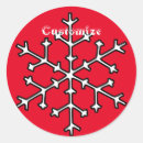 Zoek naar ijskristallen stickers Sneeuwvlokken