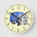 Zoek naar recycling klokken Vuilniswagen