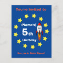 Zoek naar raket briefkaarten Jongen