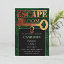 Zoek naar ontsnappen uitnodigingen Mysterie