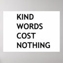 Zoek naar vriendelijke woorden posters Citaat