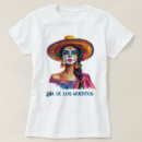 Zoek naar suiker schedel tshirts Dag van de dood
