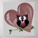 Zoek naar cute owl kunst Hart