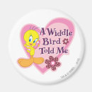 Zoek naar tweety vogel magneten Looney toon karakter