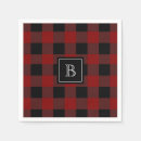 Zoek naar buffalo plaid papieren servetten Rood en zwart