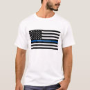 Zoek naar amerikaanse politie tshirts Dunne blauwe lijn