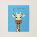 Zoek naar giraf puzzels Cartoon