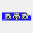 Zoek naar vintage reis bumperstickers Route 66