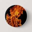 Zoek naar vlam buttons Zwart