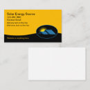 Zoek naar zonnepanelen visitekaartjes Zonne energie