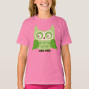 Zoek naar groene uil tshirts Schattig