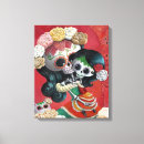 Zoek naar dia los muertos kunst Skelet