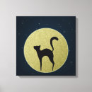 Zoek naar katten silhouet kunst Elegant