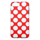 Zoek naar rode stippen iphone hoesjes Patroon