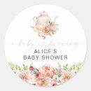 Zoek naar thee stickers Roze bloemen