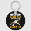 Zoek naar badminton humor sleutelhangers Badmintonspel
