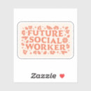Zoek naar maatschappelijk werk stickers Afstuderen