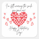 Zoek naar valentines vierkante stickers Liefde