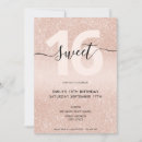 Zoek naar trendy sweet 16 uitnodigingen Elegant