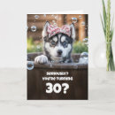 Zoek naar 30 jaar verjaardagskaarten kaarten Grappig