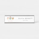 Zoek naar voedsel naambordjes Roze