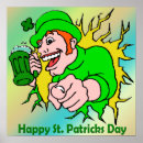 Zoek naar groen bier posters Leprechaun