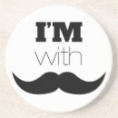 Zoek naar zwarte snor onderzetters Grappig