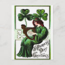 Zoek naar harp of erin briefkaarten Shamrock