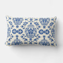Zoek naar blauw accent kussens Blauw en wit
