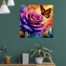 Zoek naar paarse vlinders posters Floreel