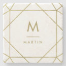 Zoek naar gold geometric onderzetters Patroon