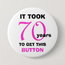Zoek naar zeventig jaar oud buttons Grappig