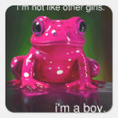 Zoek naar grappige kikker stickers Roze