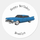 Zoek naar klassieke auto stickers Vintage