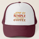 Zoek naar koffie petten Typografie