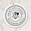 Zoek naar uw logo hier bedankjes labels Voor haar