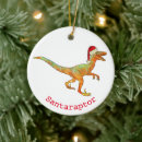 Zoek naar velociraptor ornamenten Santa