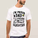 Zoek naar trots van mijn dochter tshirts Vader