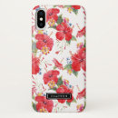 Zoek naar tropische bloemen iphone hoesjes Waterverf